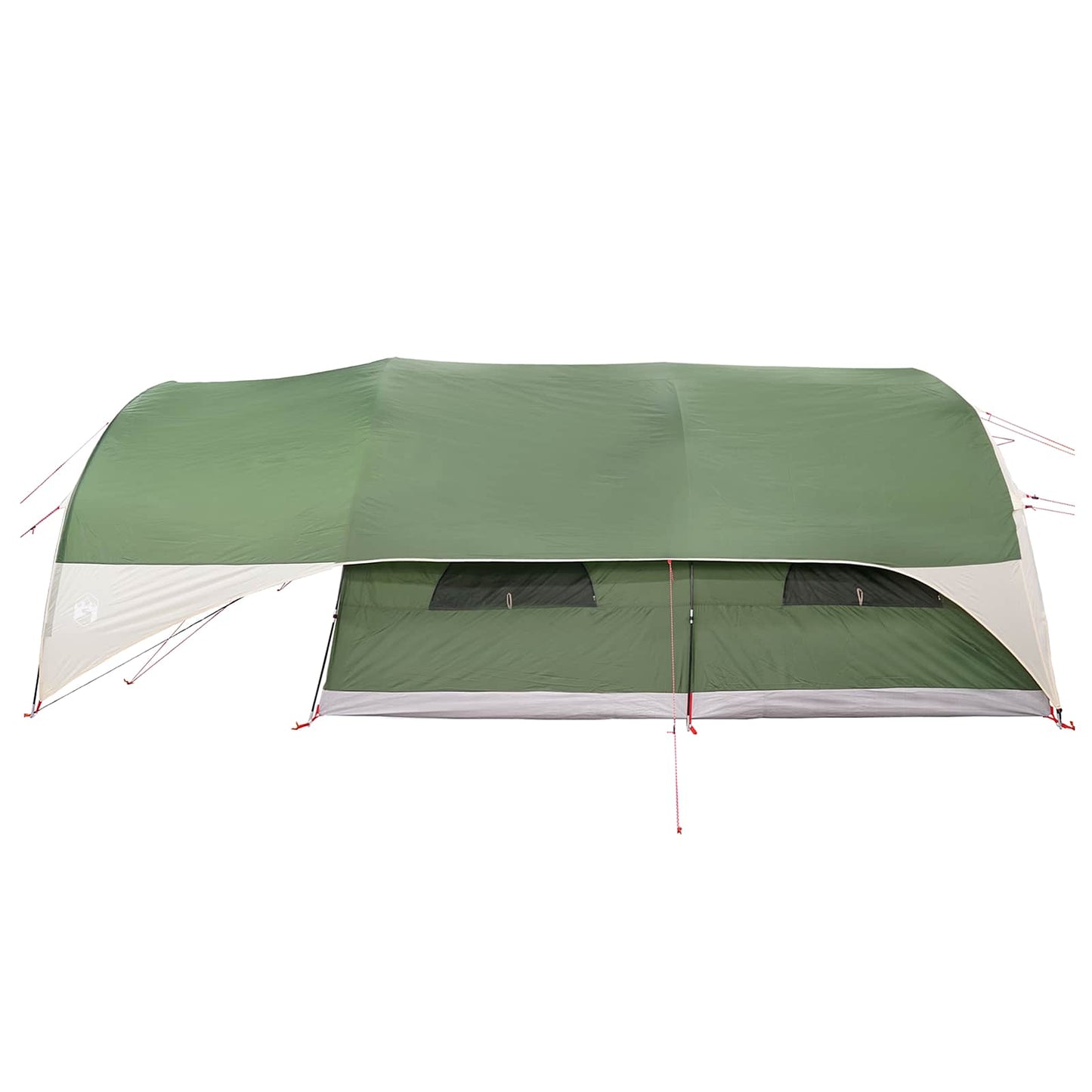 Tunnel Tent with Rainfly Water-Resistant 10-Person Green