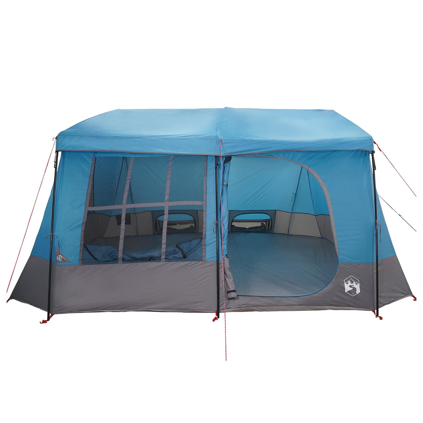 Family Tent with Rainfly Water-resistant 9-Person Blue