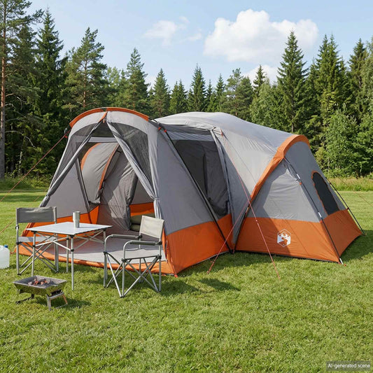 Cabin Tent with Rainfly Water-Resistant 10-Person