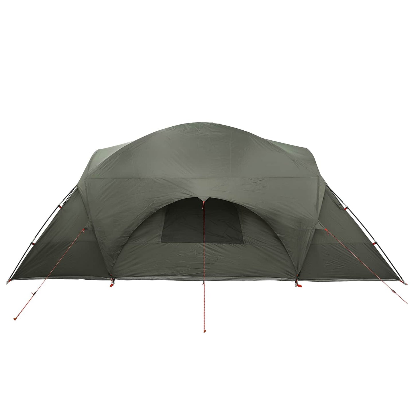 Cabin Tent with Rainfly Water-Resistant 10-Person Army Green