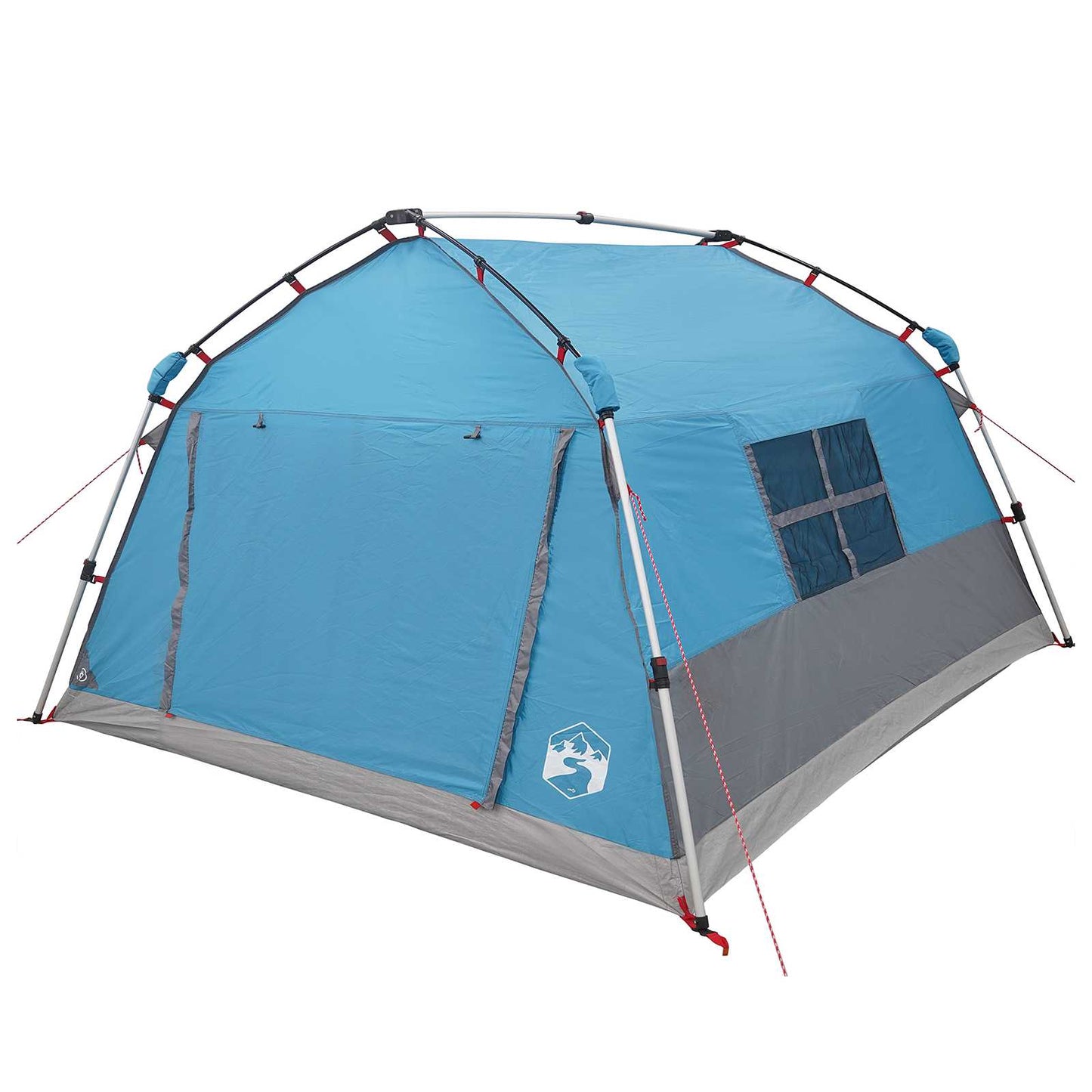 Instant Tent Water-resistant 4-Person Blue
