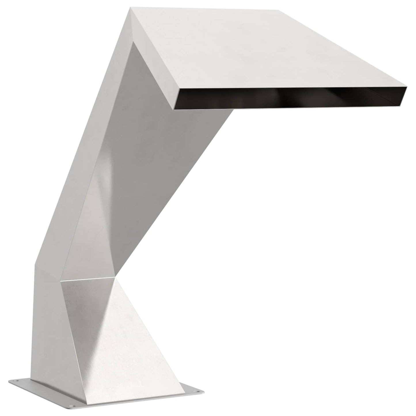 Pool Waterfall with RGB LEDs Stainless Steel 63.5 x 29 x 51 cm