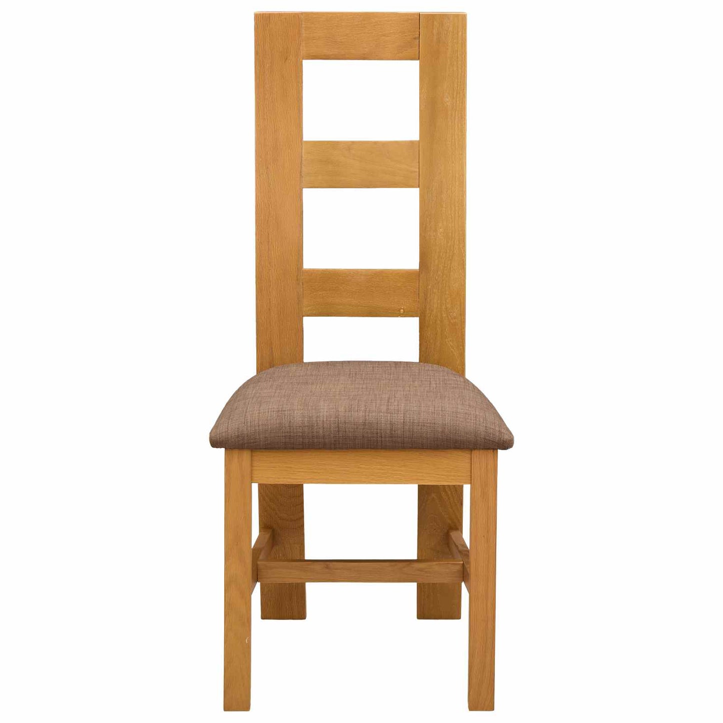 Dining Chair 2 pcs Solid Oak Wood Grey 45 x 51 x 105 cm