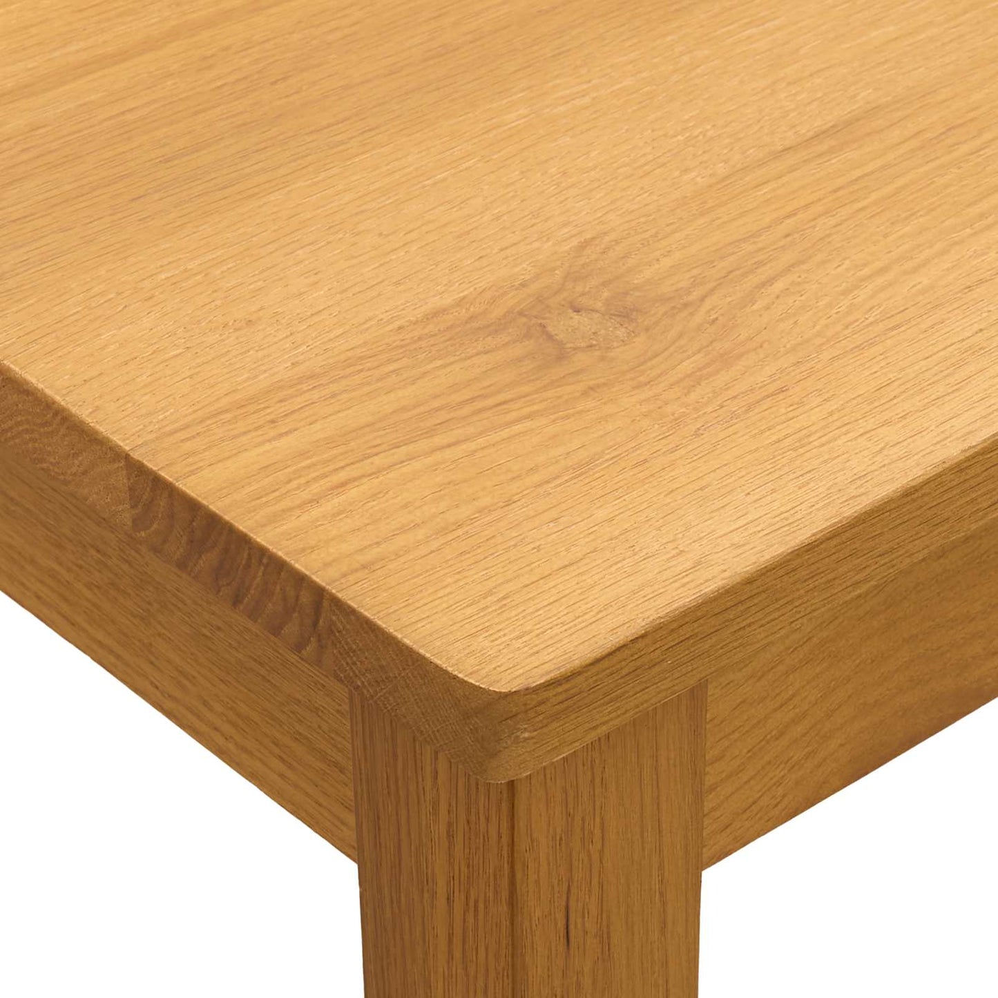 Dining Table 75 x 75 x 75.5 cm Solid Oak Wood Natural Square
