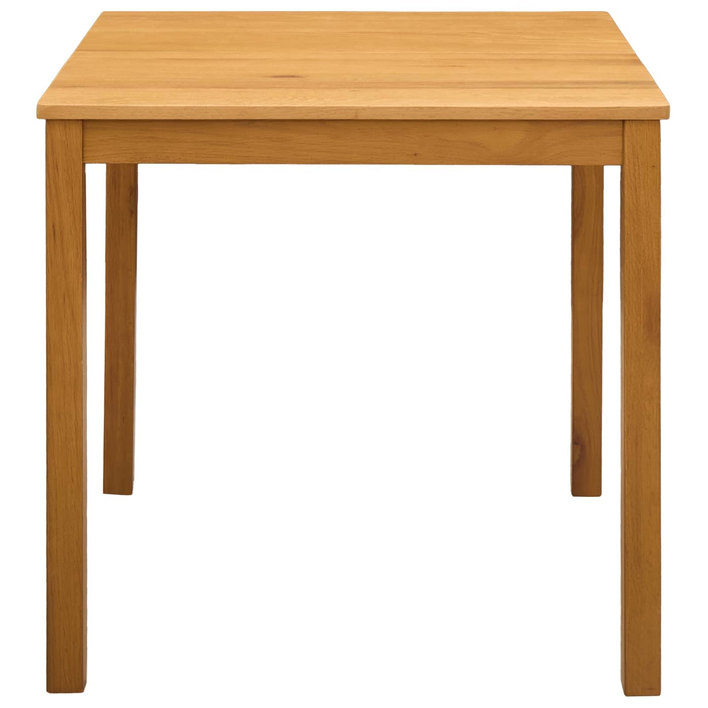 Dining Table 75 x 75 x 75.5 cm Solid Oak Wood Natural Square