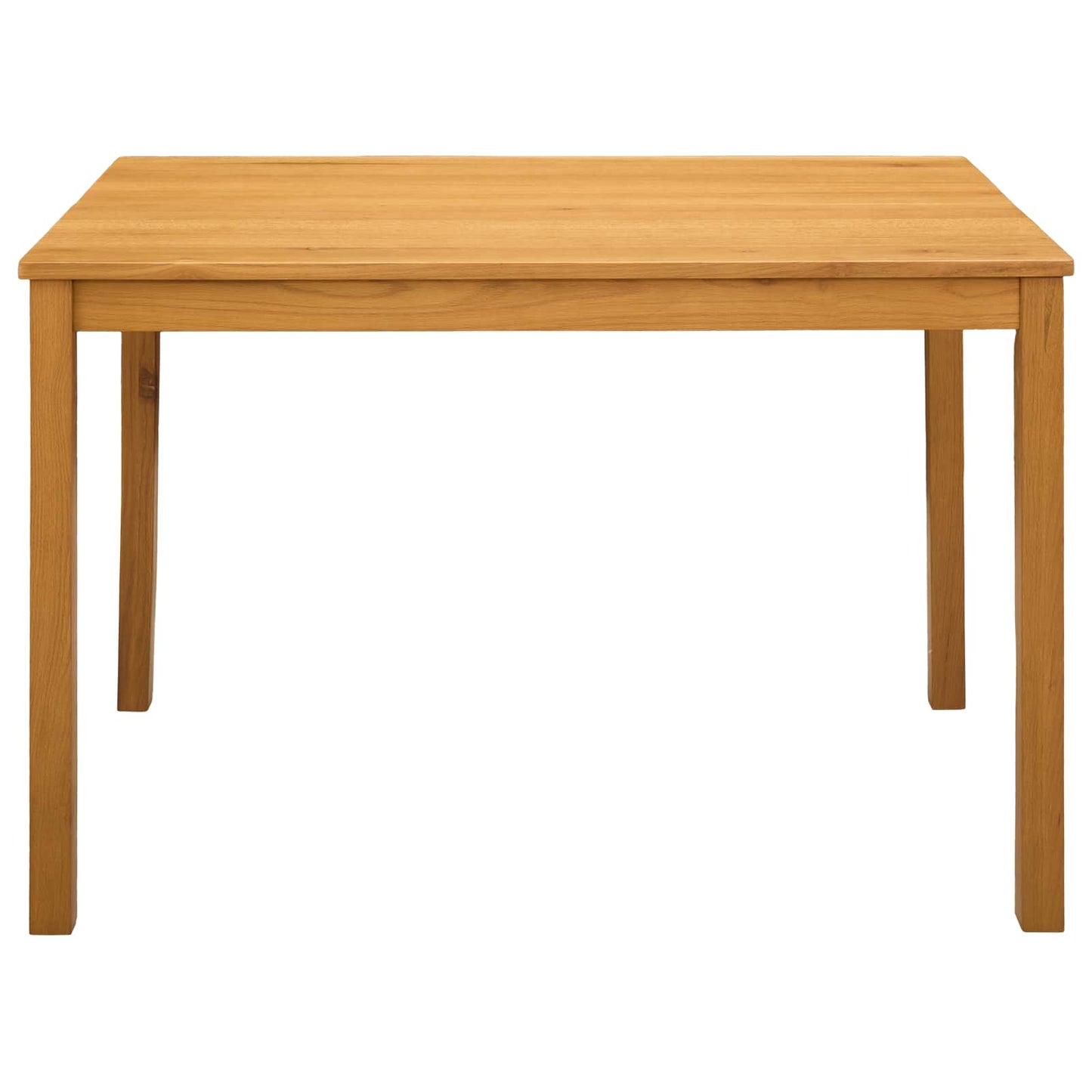Dining Table 110 x 75 x 75 cm Solid Oak Wood Natural