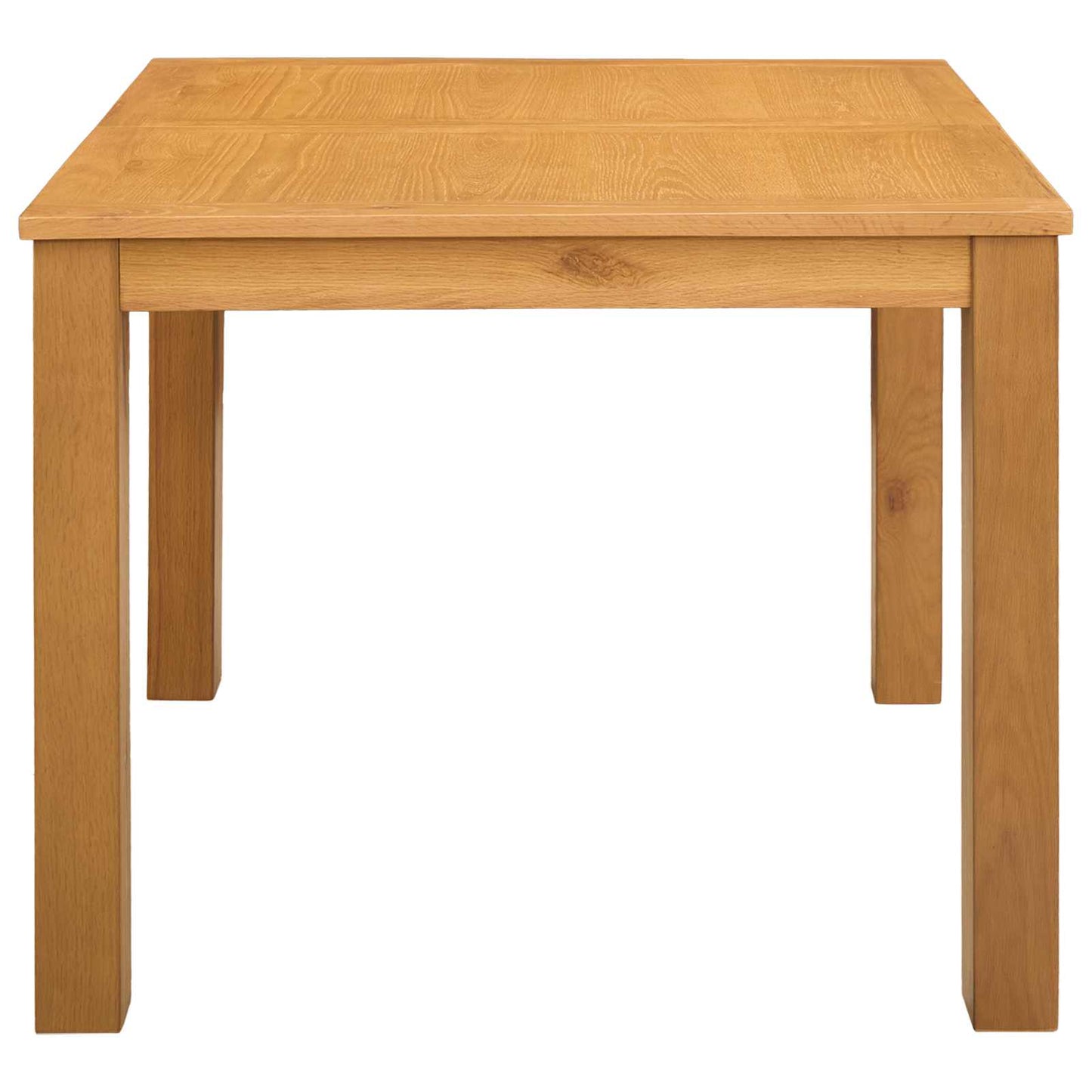 Dining Table 90 x 90 x 75 cm Solid Oak Wood Natural Square