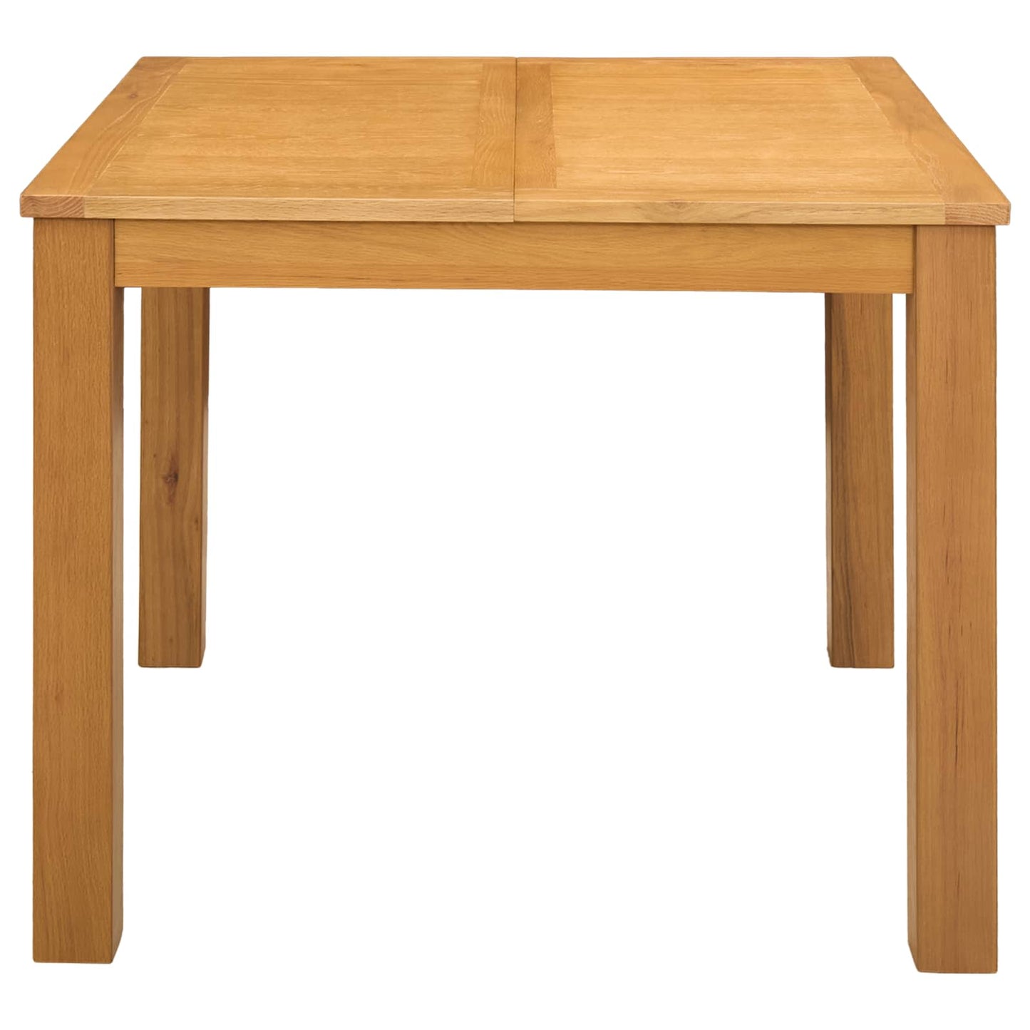 Dining Table 90 x 90 x 75 cm Solid Oak Wood Natural Square