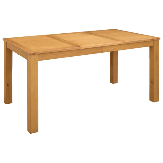 Dining Table 150 x 85 x 75 cm Solid Oak Wood Natural