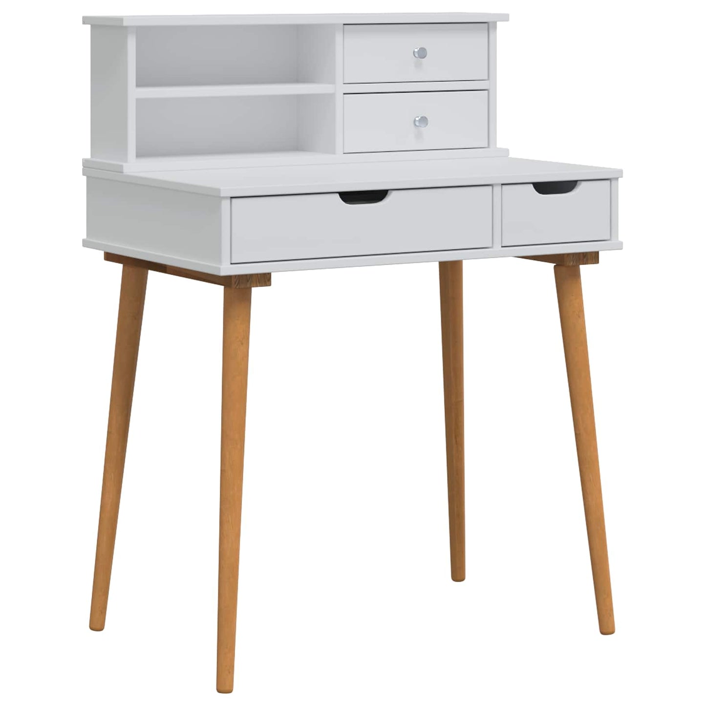 Dressing Table Set FAUSKE 2 pcs White 76 x 50 x 103.5 cm