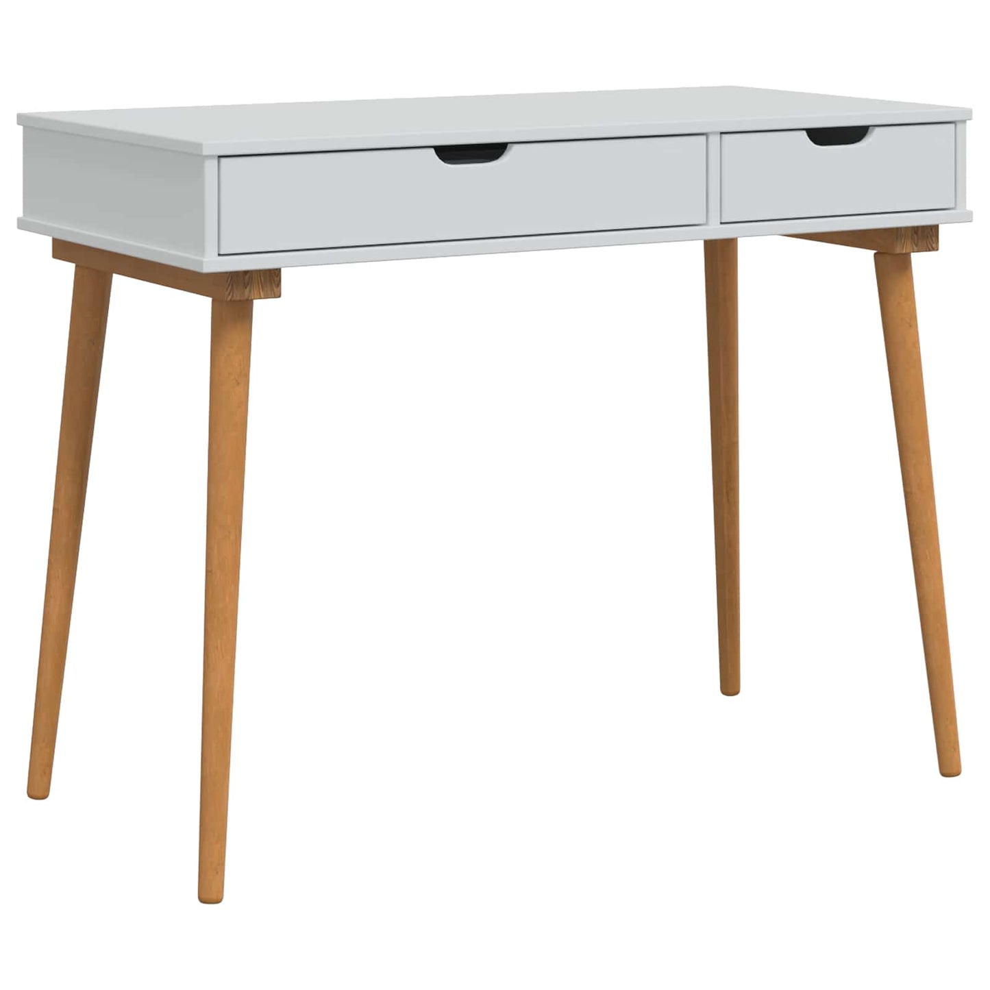 Dressing Table Set FAUSKE 2 pcs White 100 x 50 x 103.5 cm