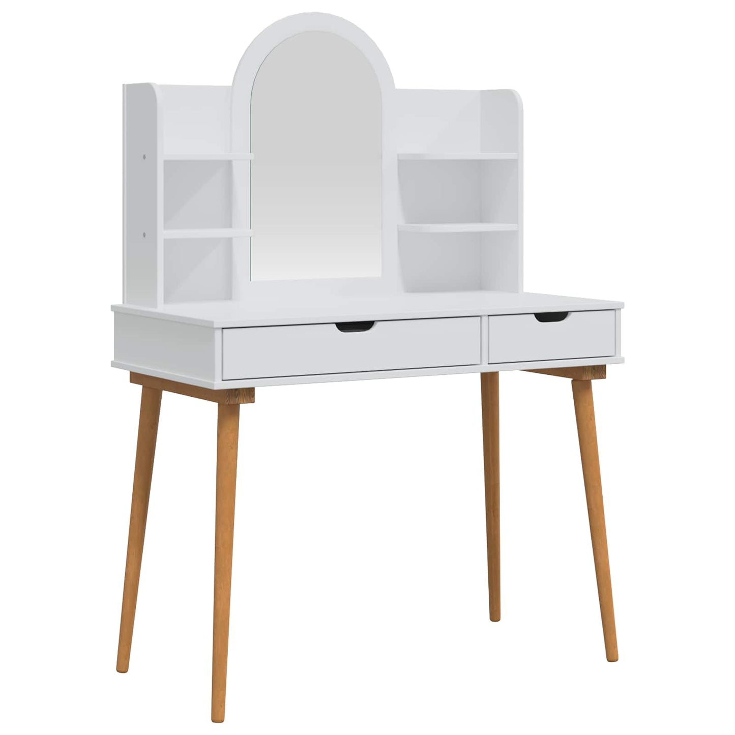 Dressing Table Set FAUSKE 4 pcs White 100 x 50 x 143 cm