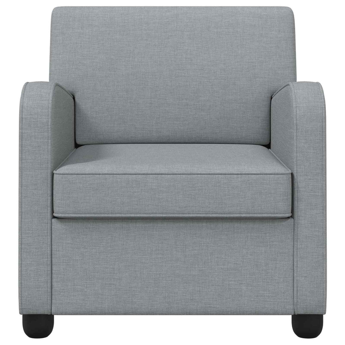 Armchair Light Grey Fabric