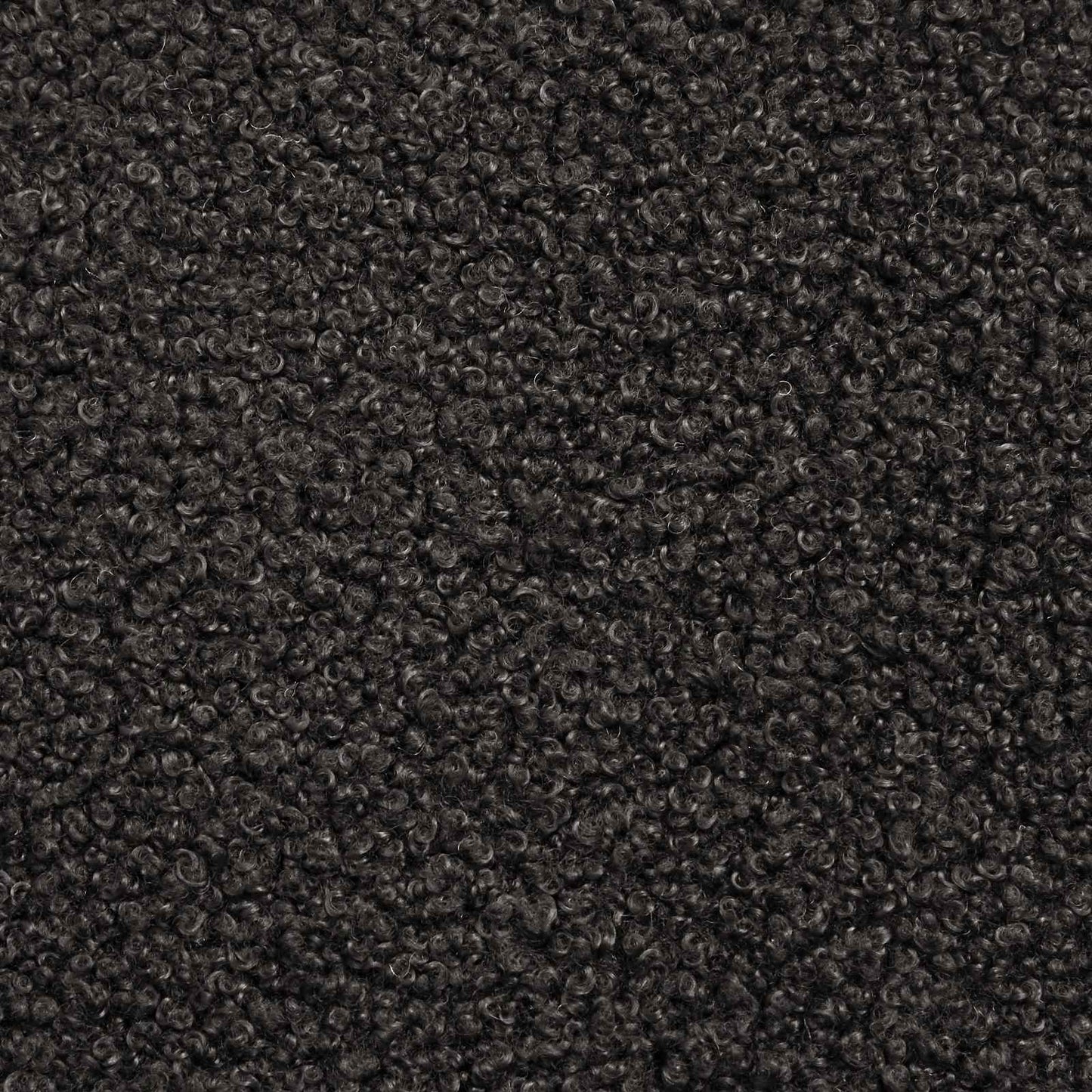 Armchair Black Faux Lamb Fleece