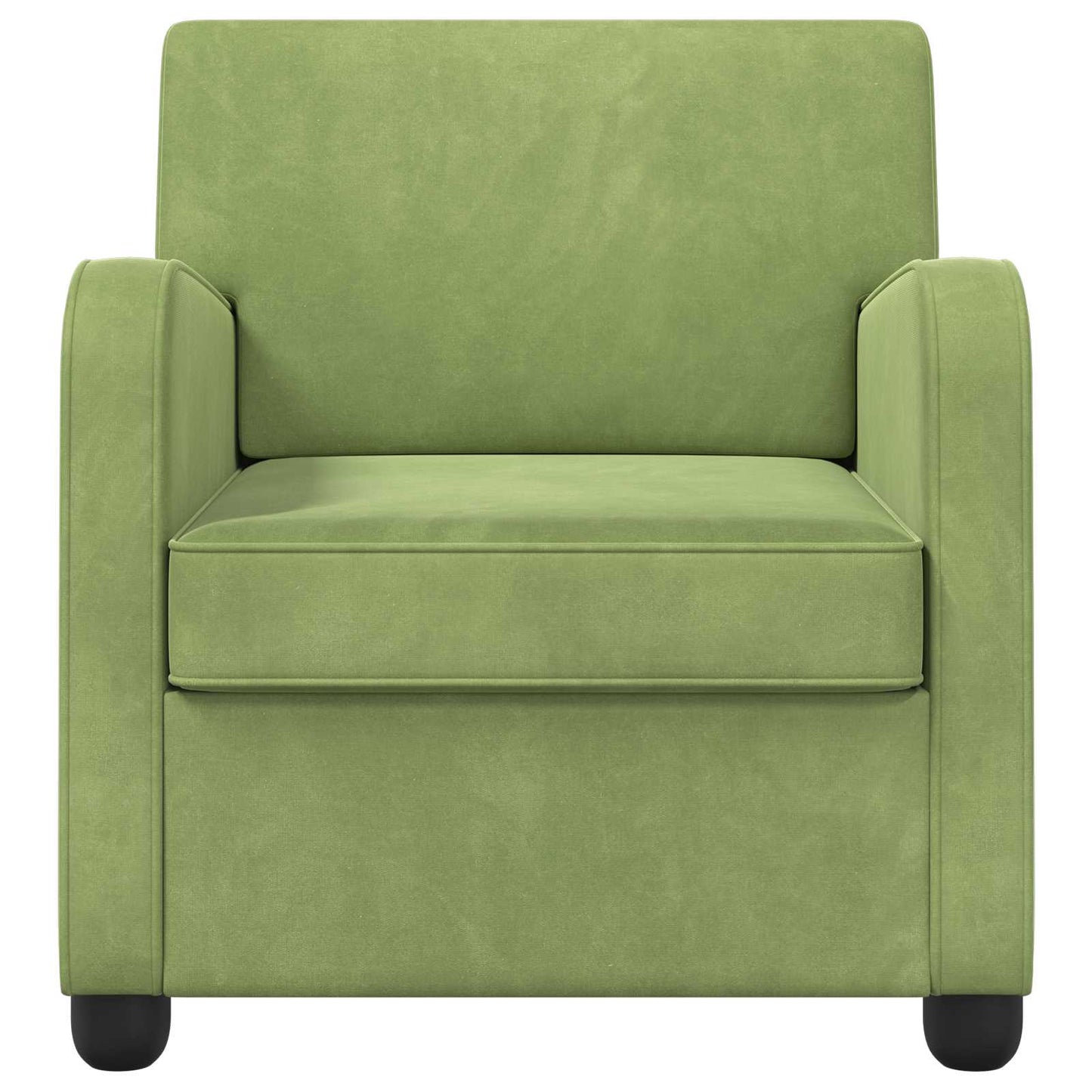Armchair Light Green Velvet