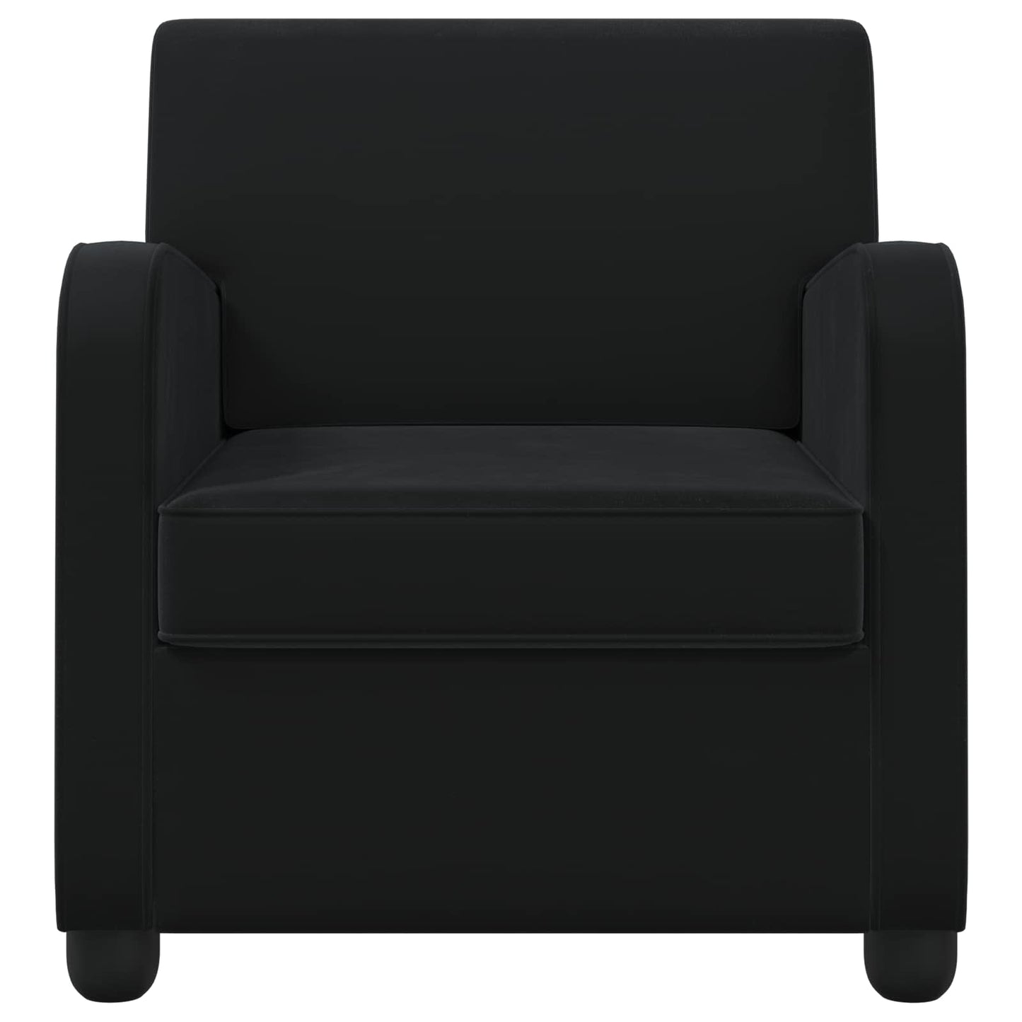 Armchair Black Velvet