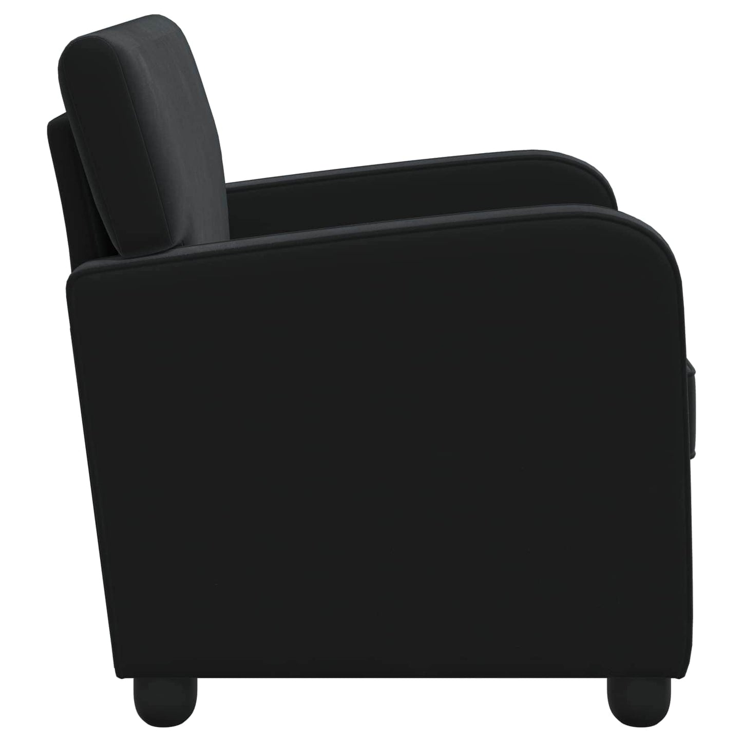 Armchair Black Velvet