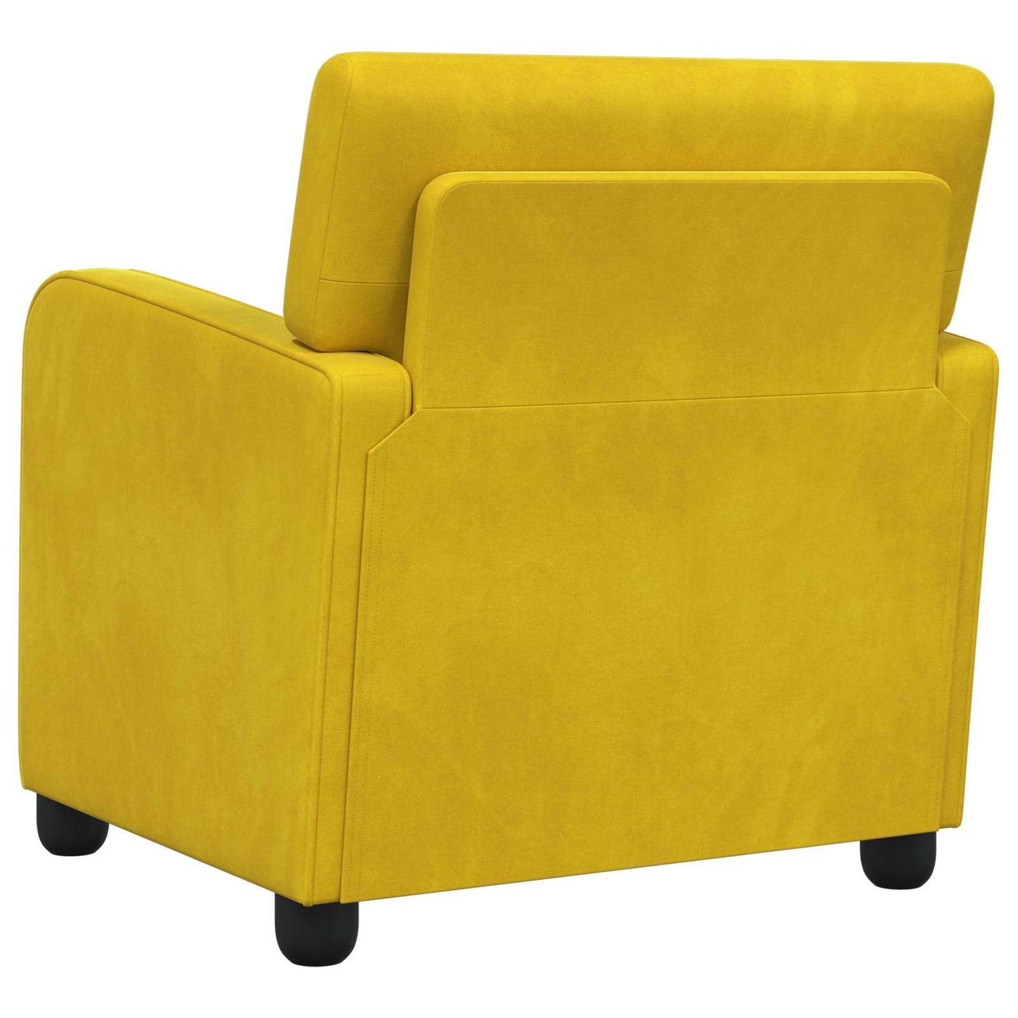 Armchair Yellow Velvet