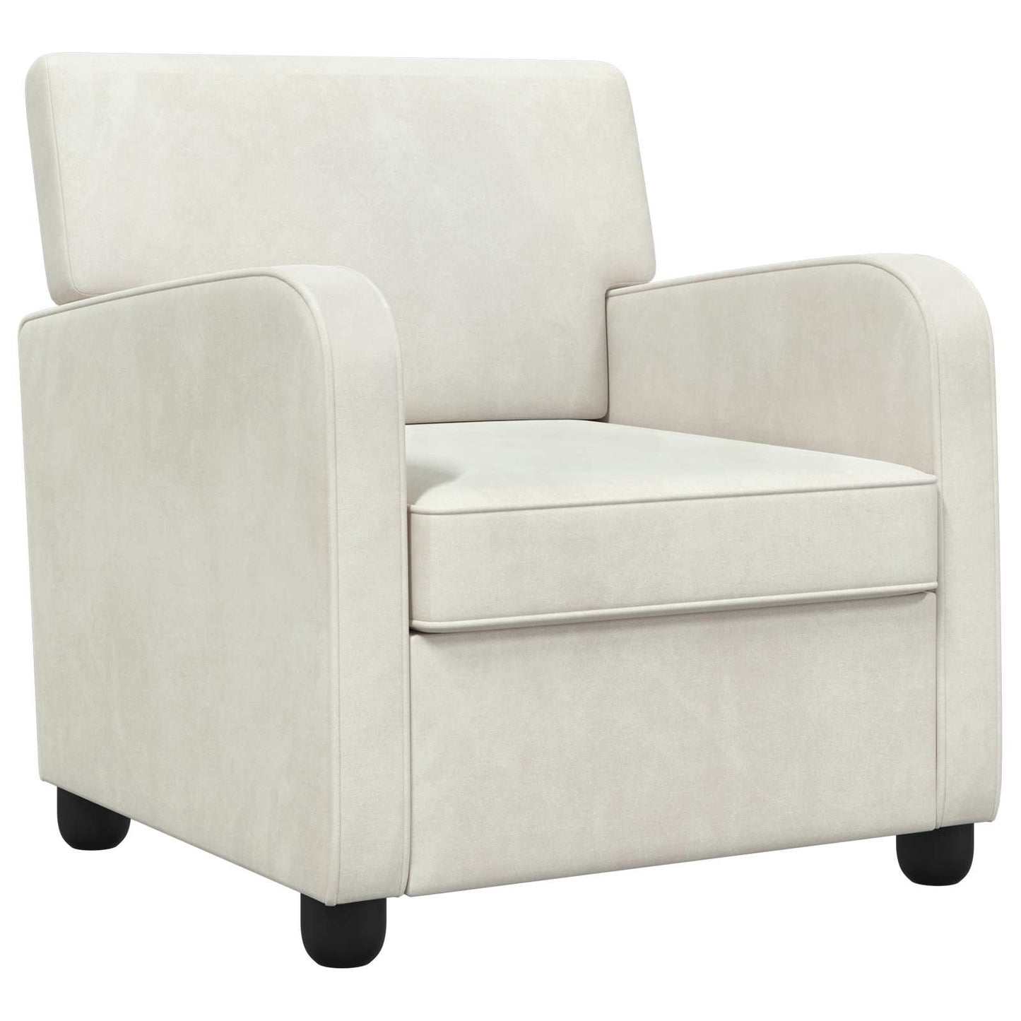 Armchair Cream Velvet