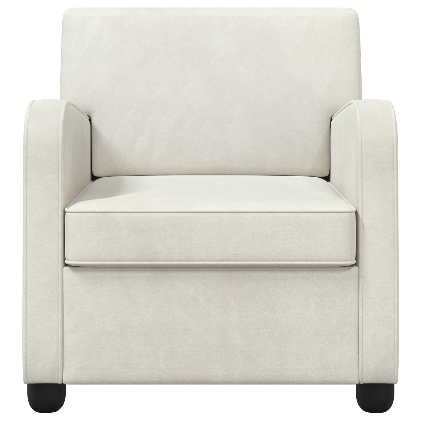 Armchair Cream Velvet