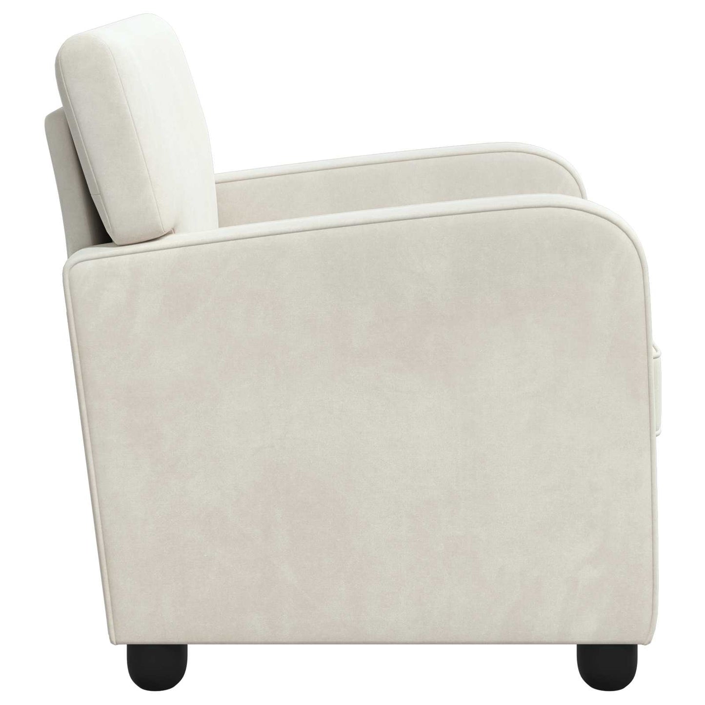 Armchair Cream Velvet