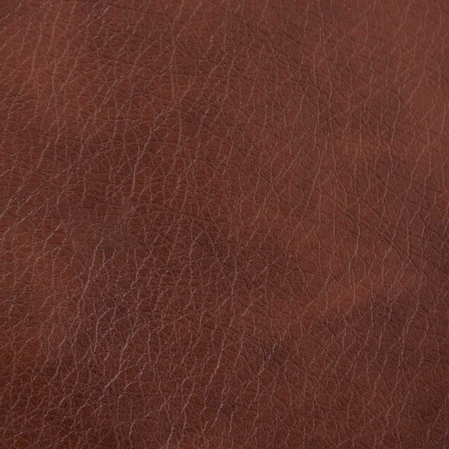 Armchair Antique Shiny Brown Faux Leather