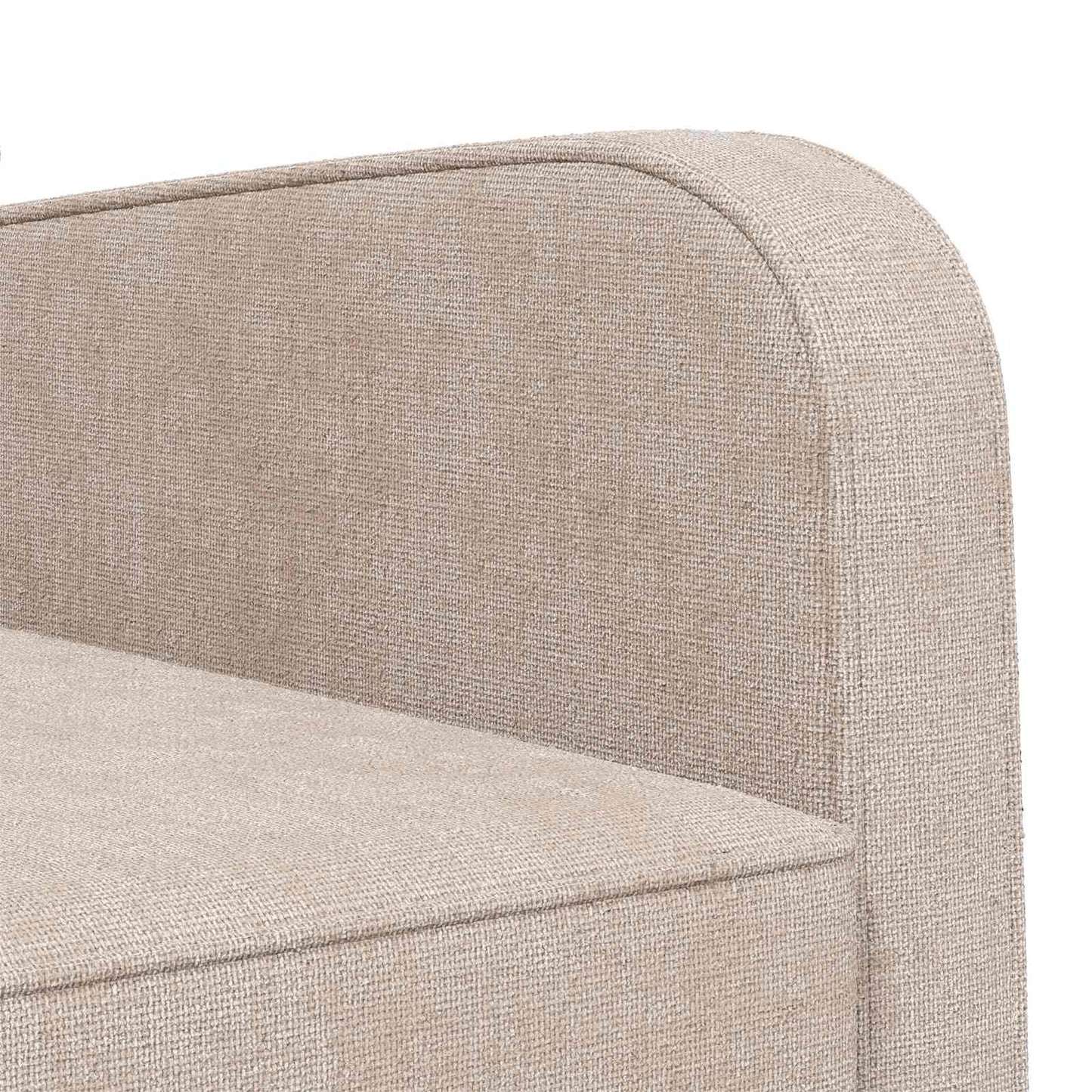 Armchair Beige Chenille