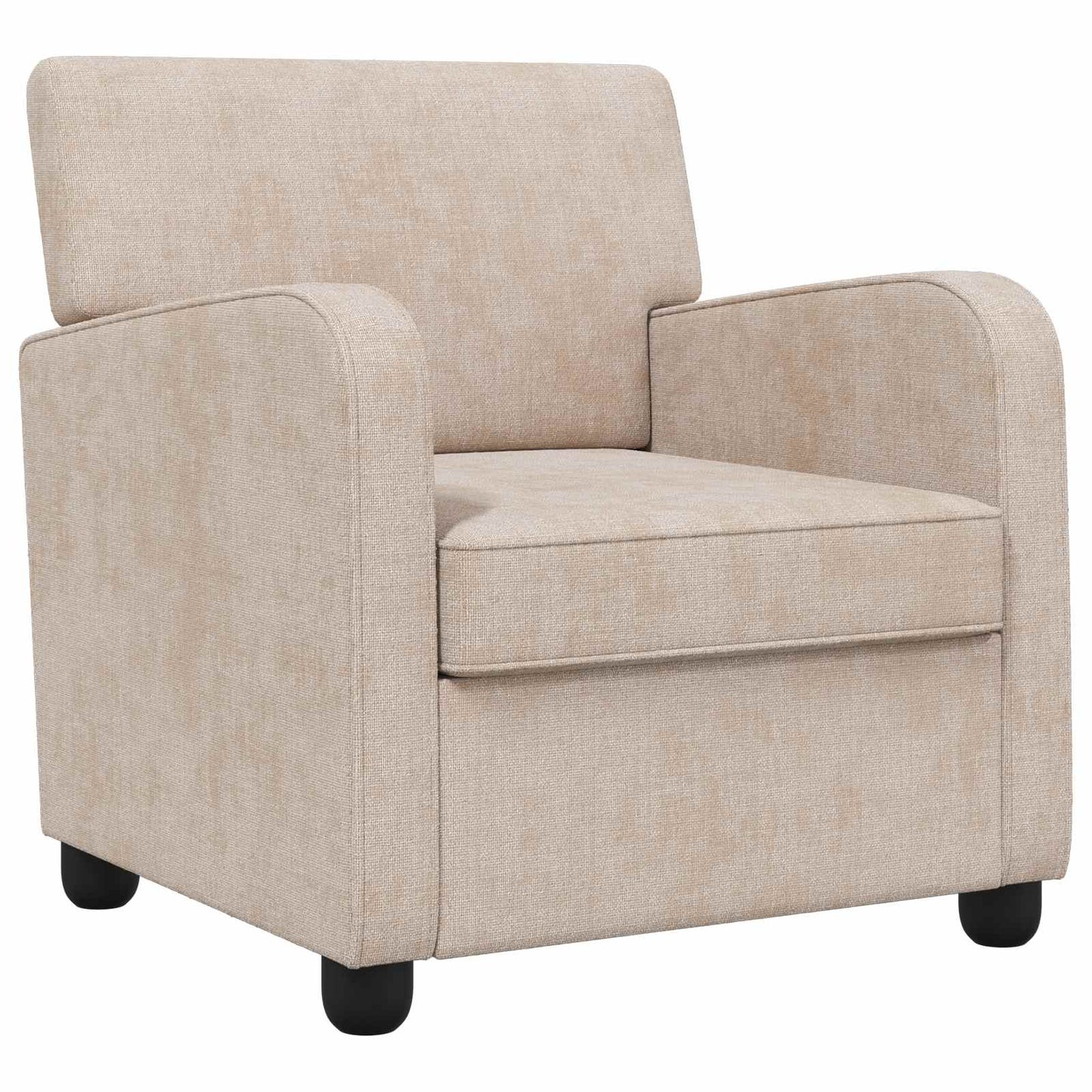 Armchair Beige Chenille