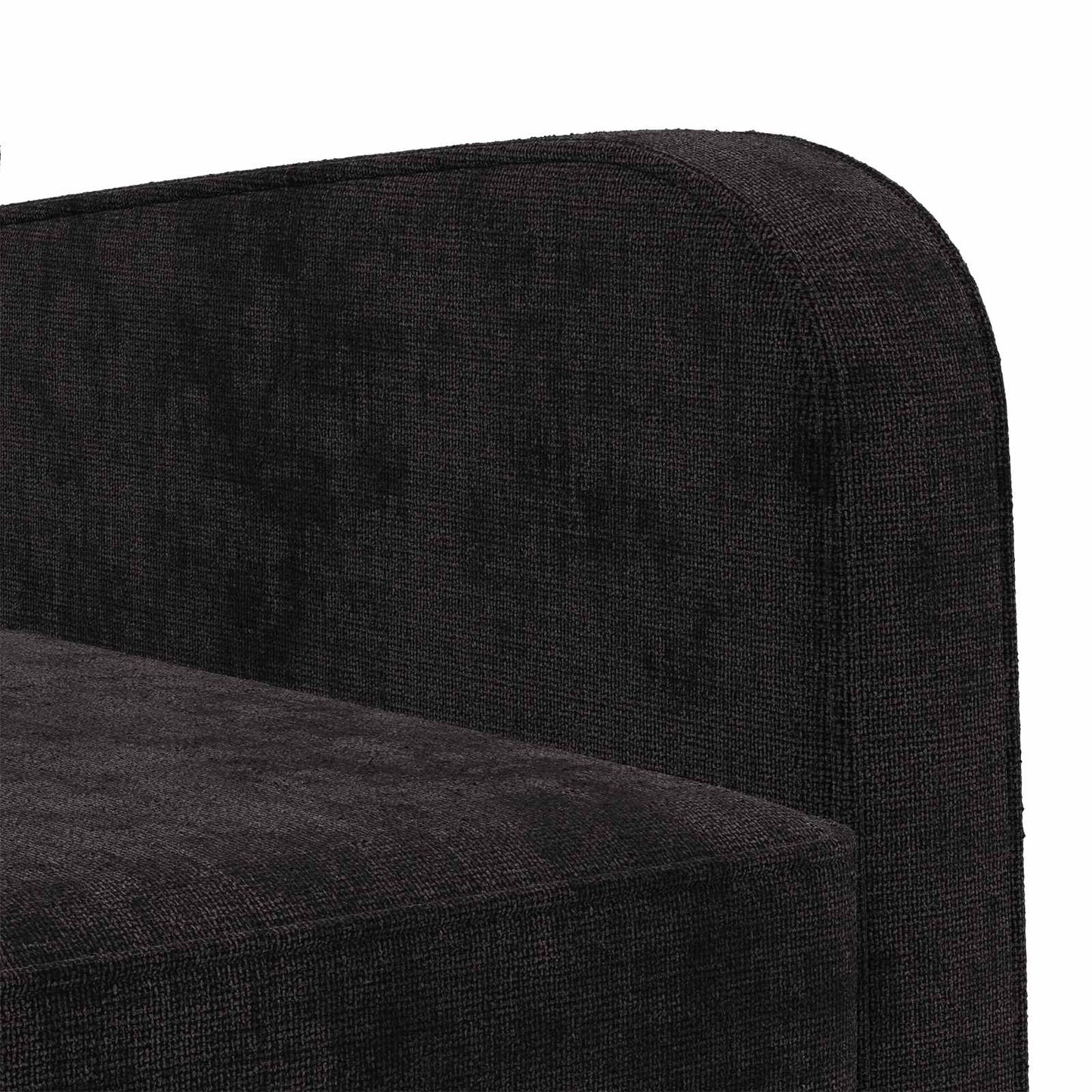 Armchair Black Chenille