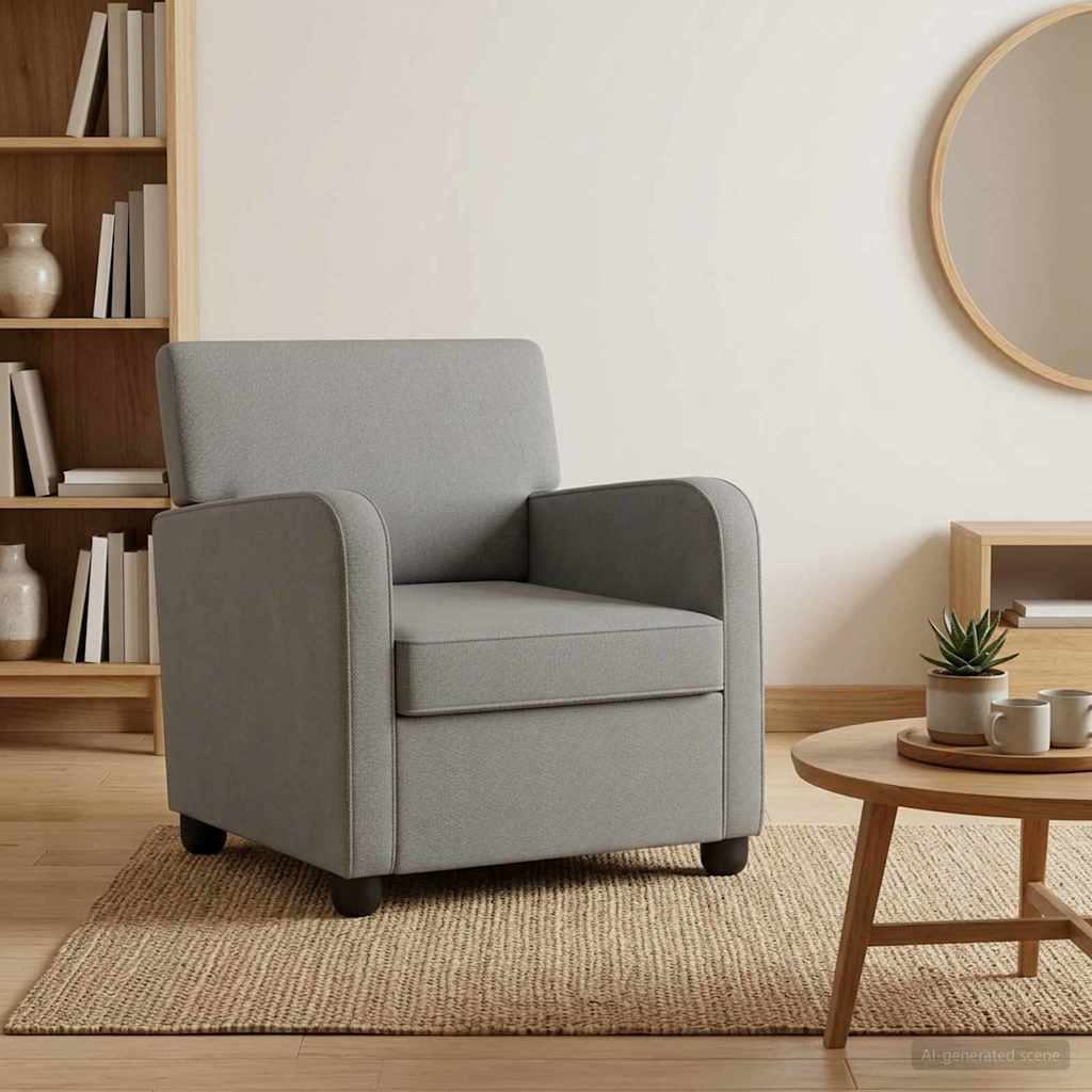 Armchair Dark Grey Velvet