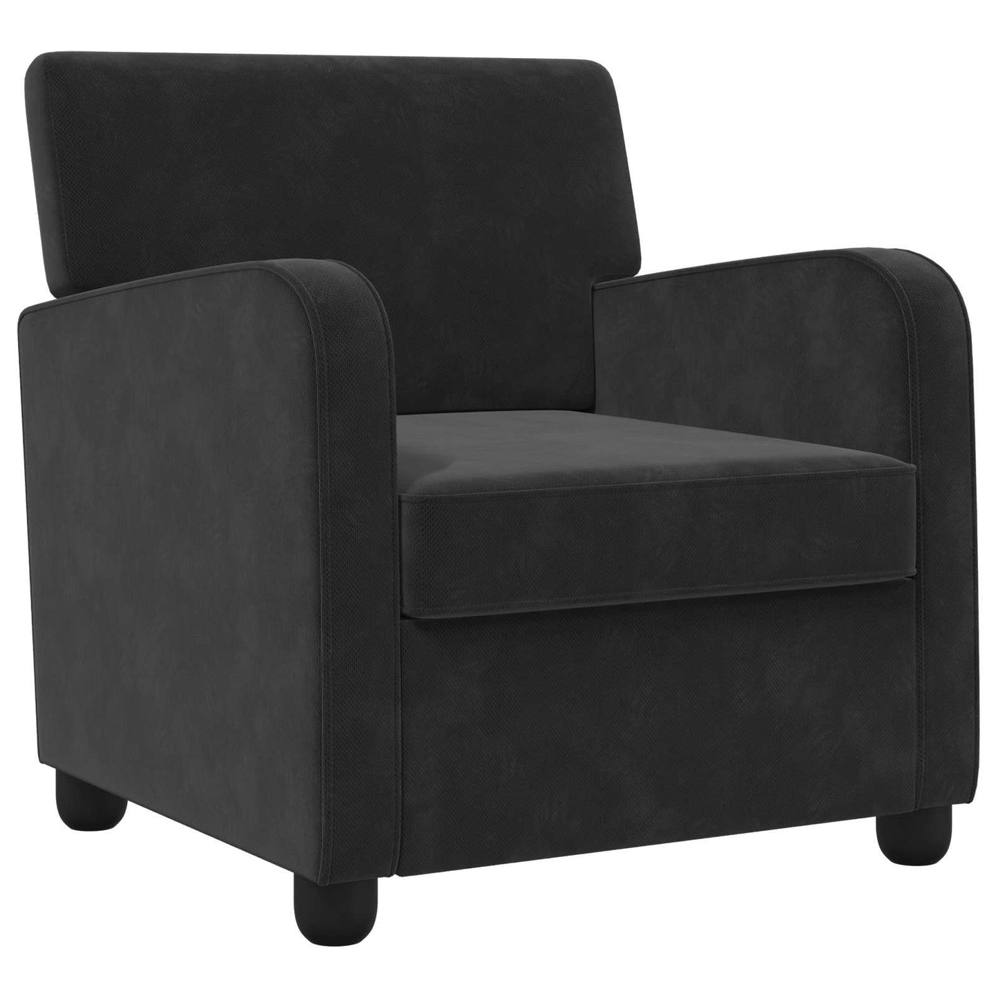 Armchair Black Velvet