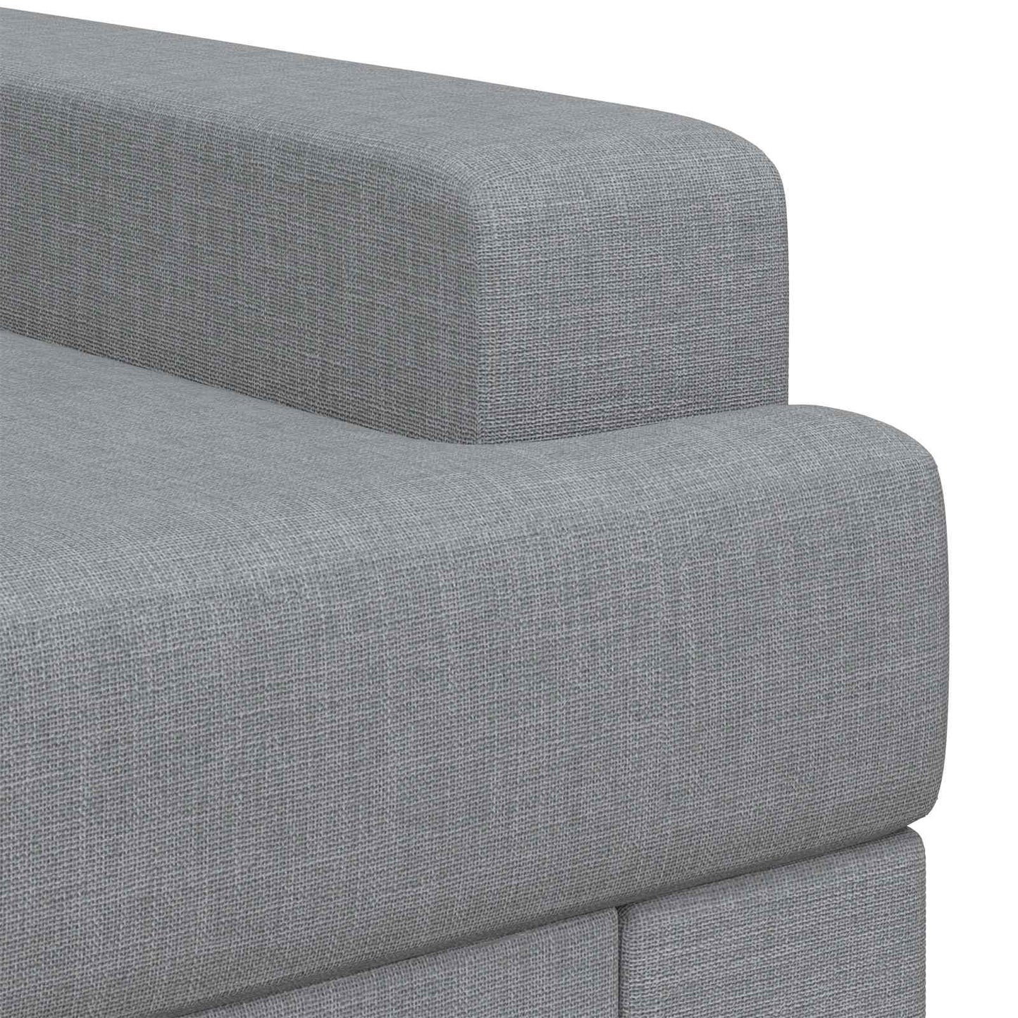 Armchair Light Grey Fabric