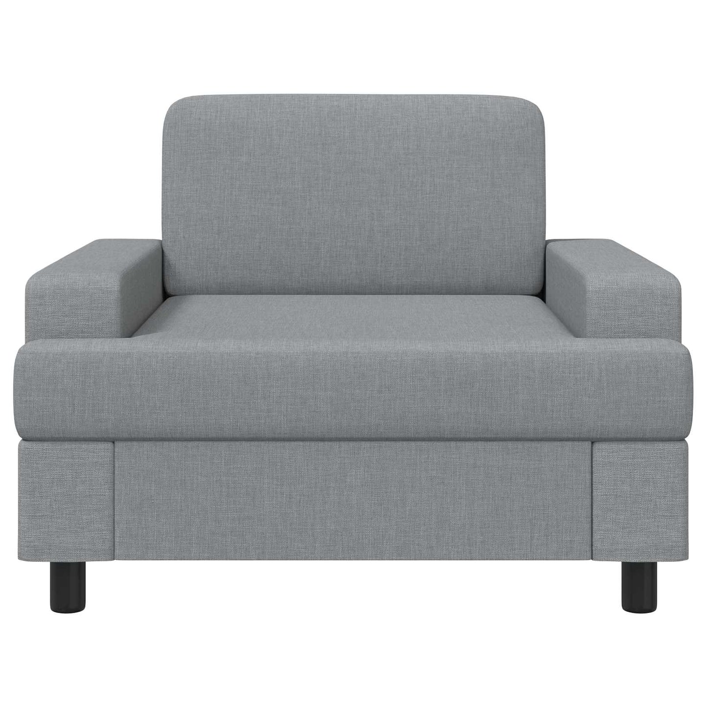 Armchair Light Grey Fabric