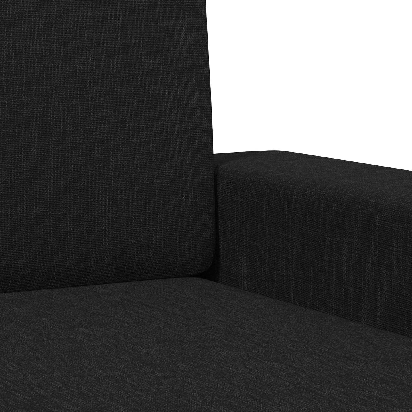 Armchair Black Fabric