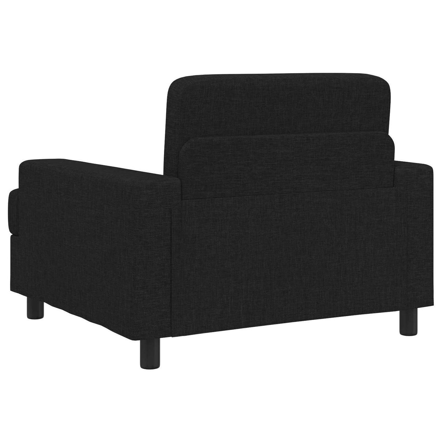 Armchair Black Fabric