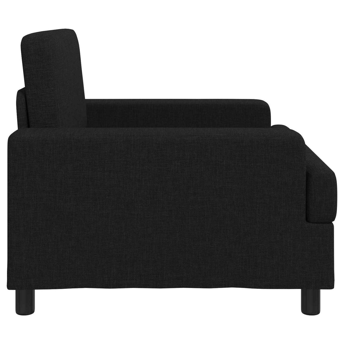 Armchair Black Fabric