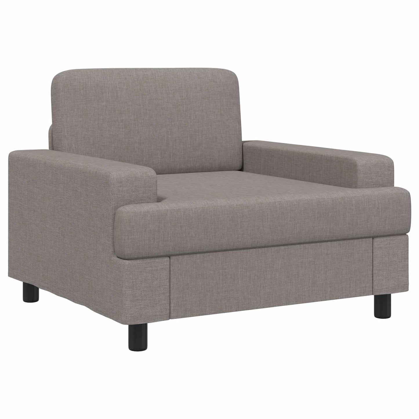 Armchair Taupe Fabric