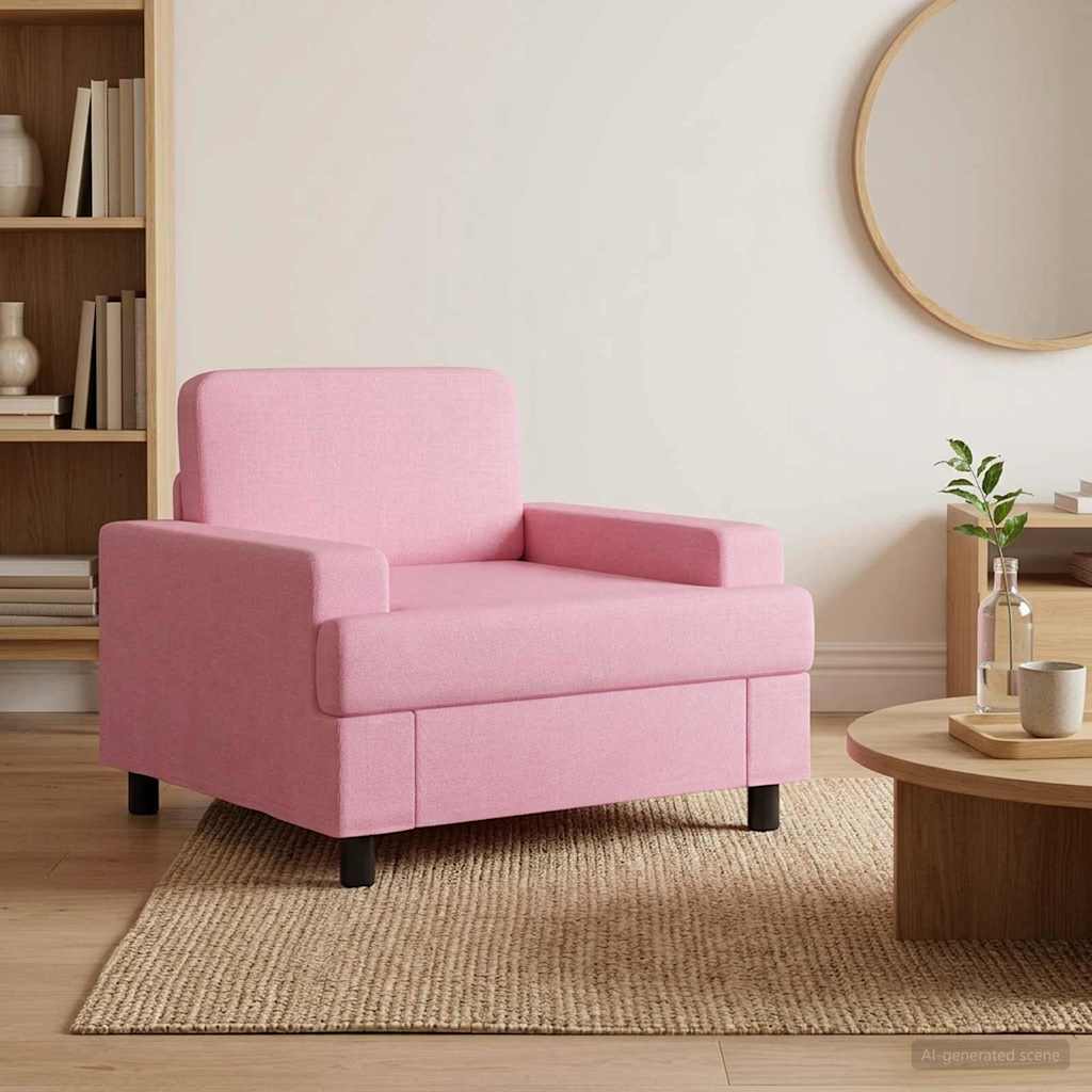 Armchair Pink Fabric