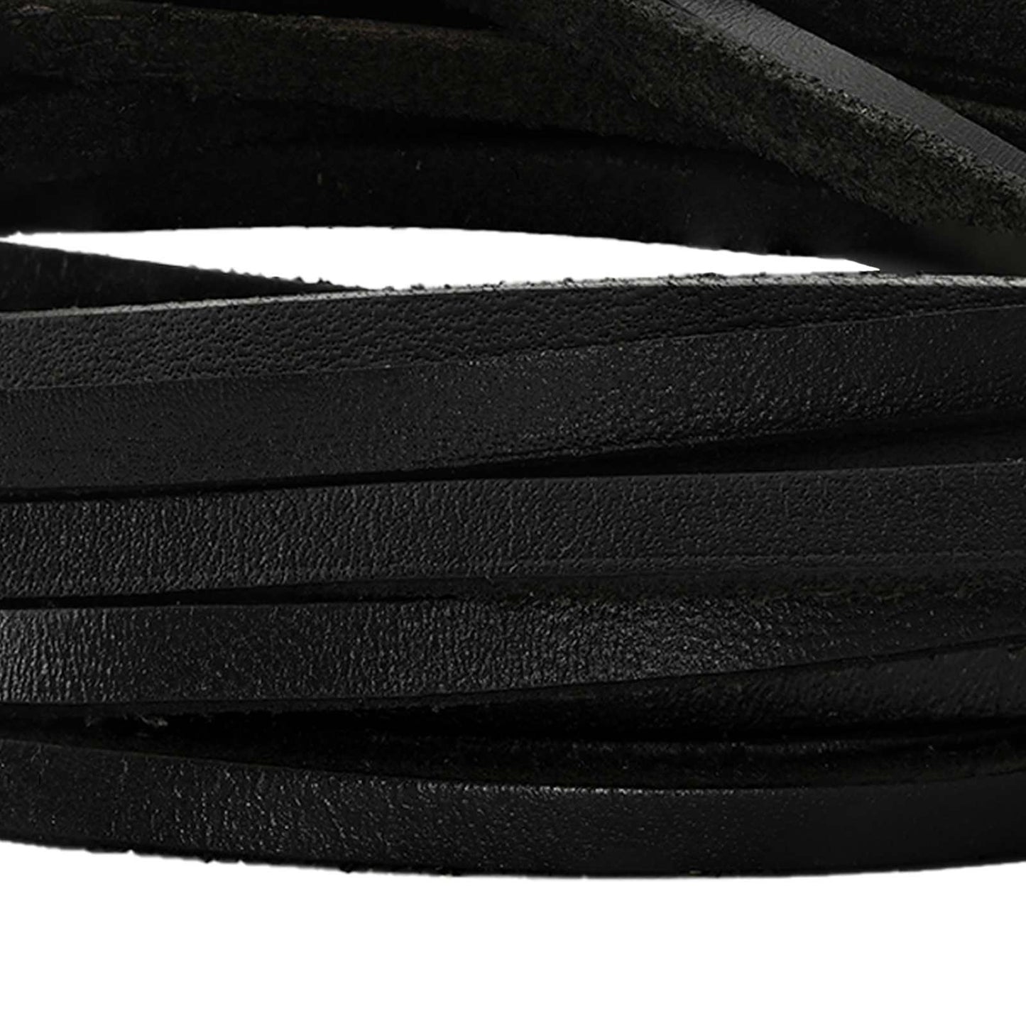 Leather Strap Black 1000 x 0.4 cm Leather