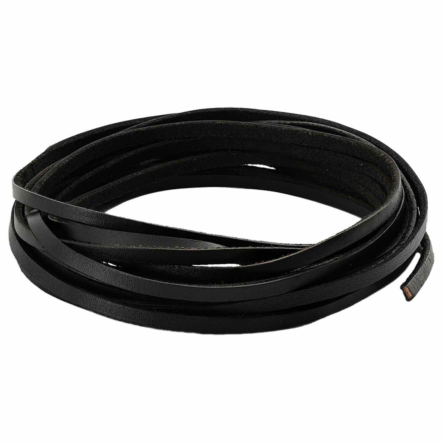 Leather Strap Black 1000 x 0.4 cm Leather