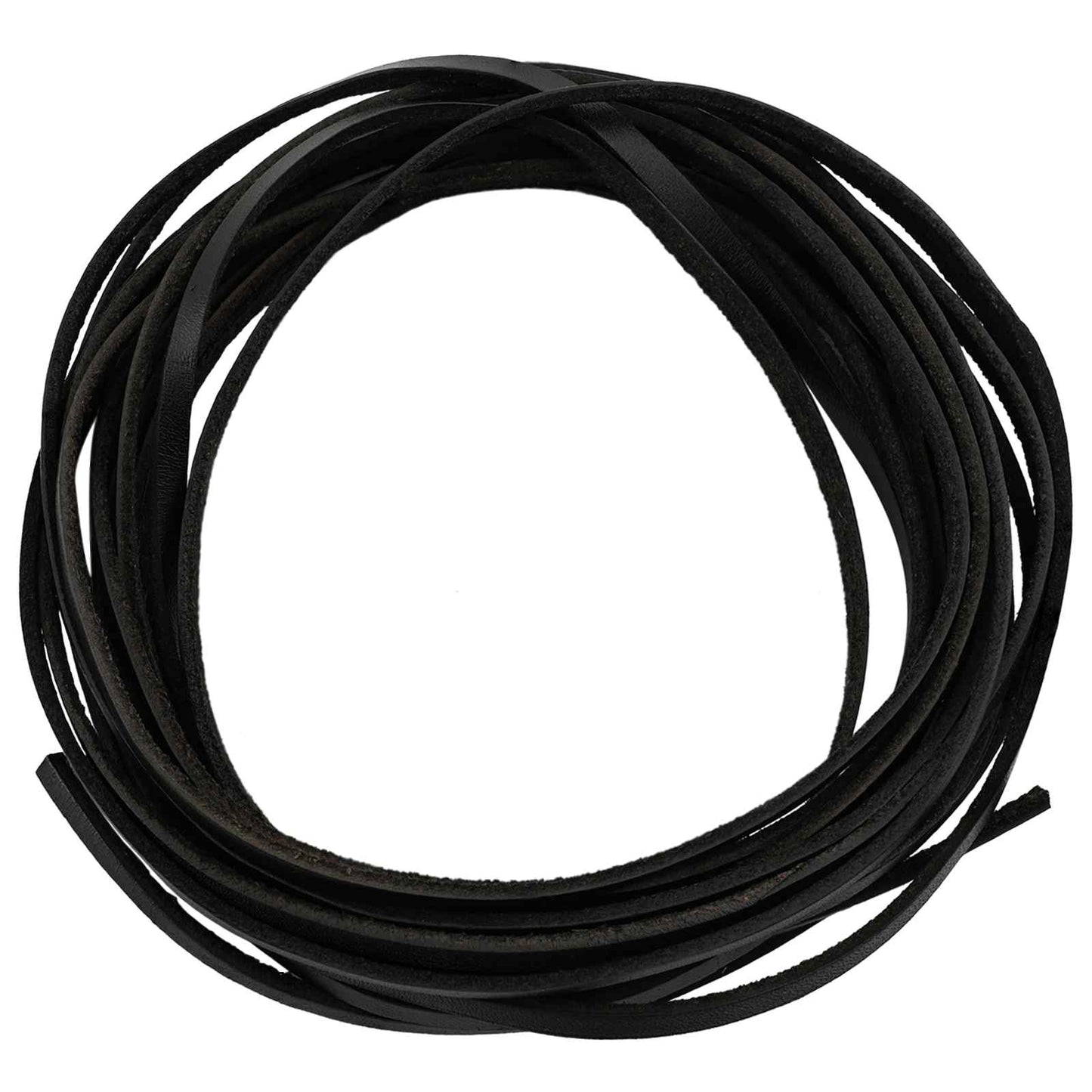 Leather Strap Black 1000 x 0.4 cm Leather