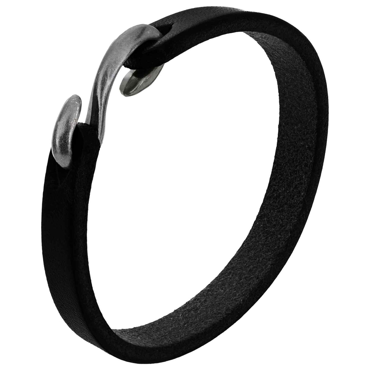 Leather Strap Black 1000 x 0.5 cm Leather