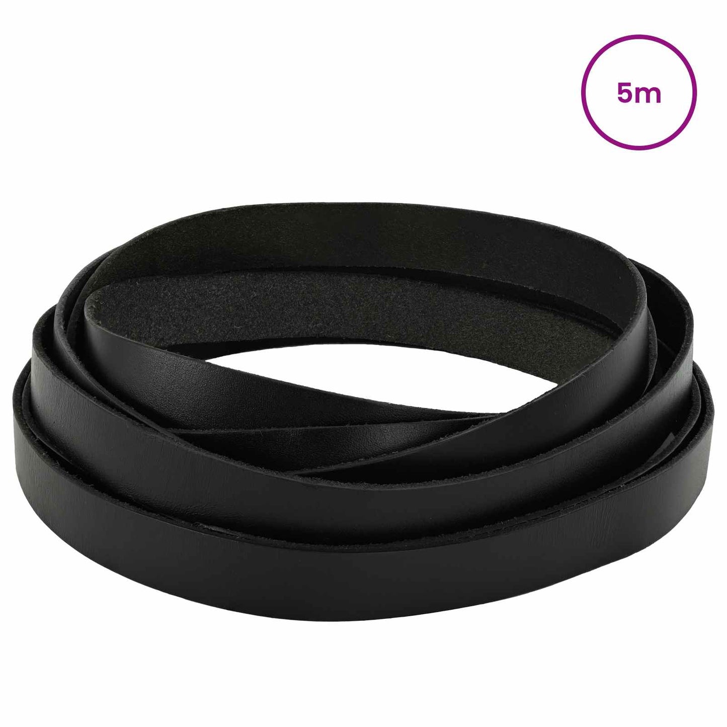 Leather Strap Black 500 x 1.5 cm Leather