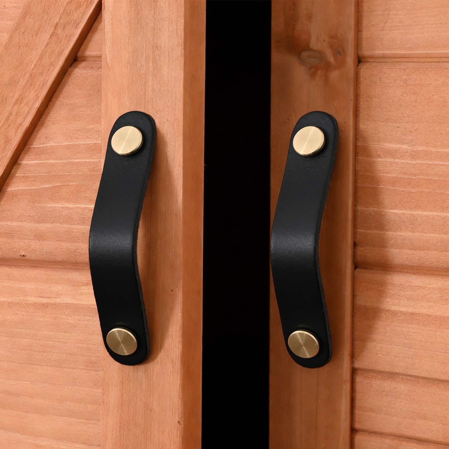 Leather Strap Black 1000 x 1.5 cm Leather