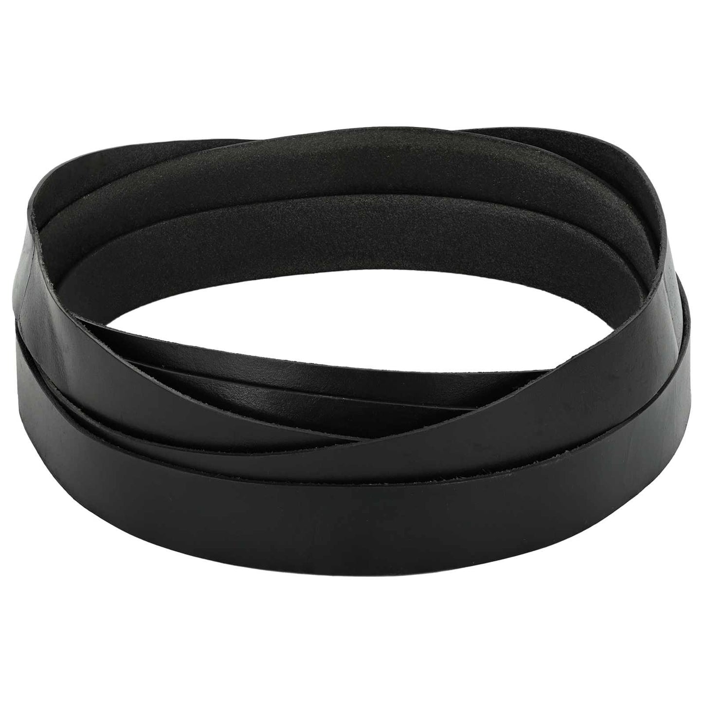 Leather Strap Black 1000 x 2.5 cm Leather