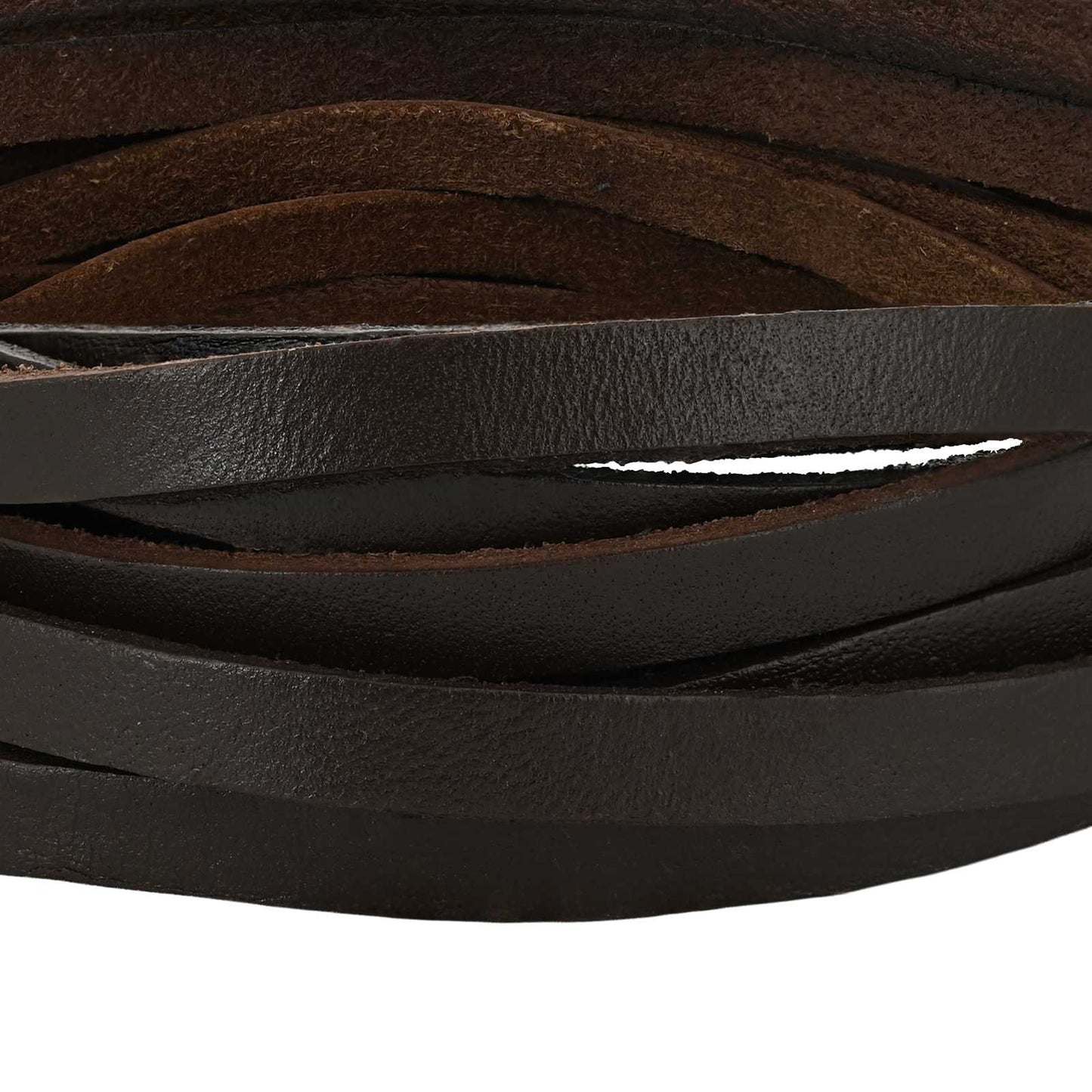 Leather Strap Dark Brown 1000 x 0.5 cm Leather