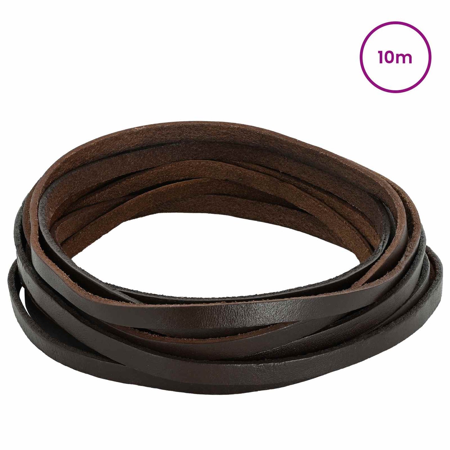 Leather Strap Dark Brown 1000 x 0.5 cm Leather