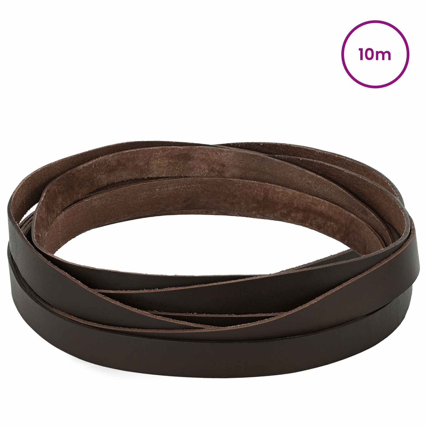 Leather Strap Dark Brown 1000 x 1 cm Leather