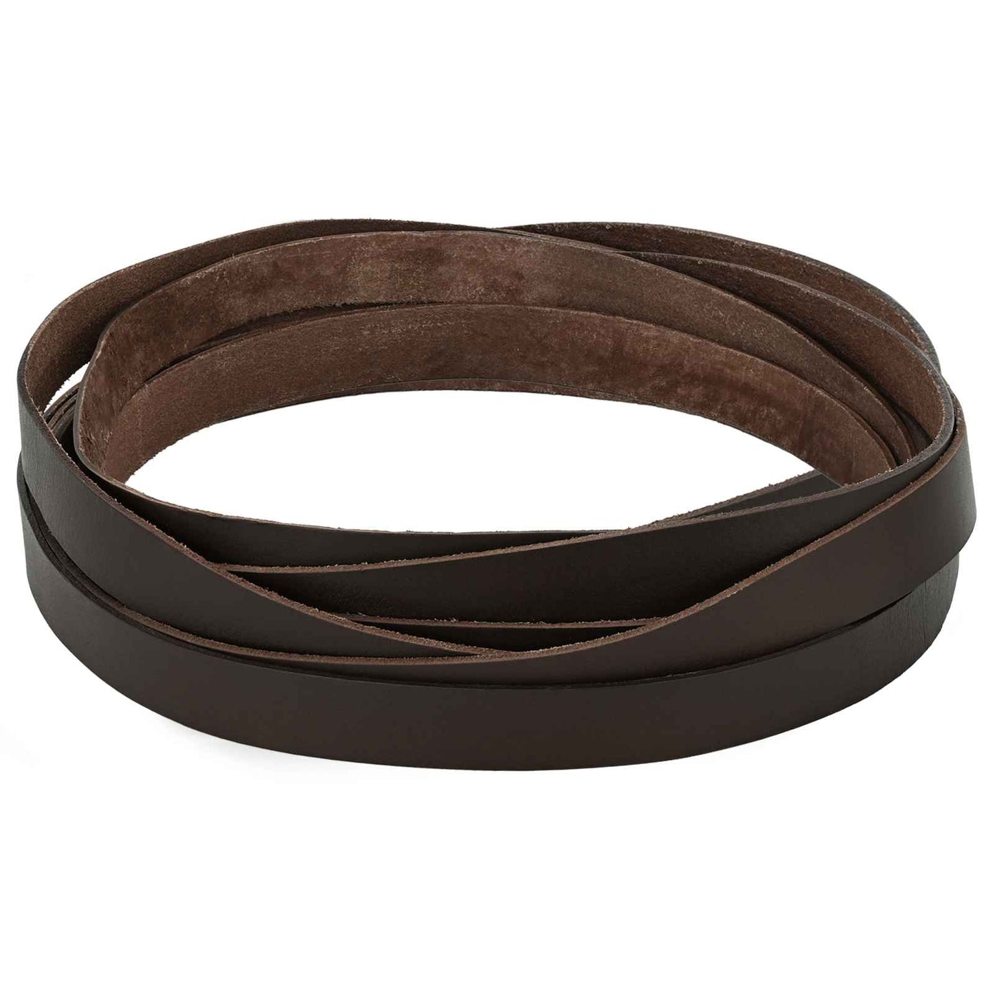 Leather Strap Dark Brown 1000 x 1.5 cm Leather