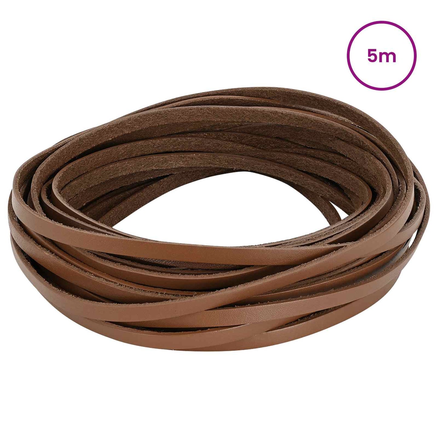 Leather Strap Brown 500 x 0.8 cm Leather